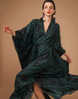 Vestido Kimono Viscose Estampado
