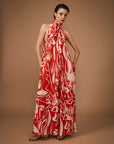 Macacão Trapézio Viscose Estampado