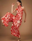 Macacão Trapézio Viscose Estampado