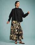 Cropped Franzido Linho Liso