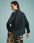 Camisa Manga Longa Viscose Estampado