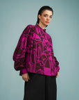 Cropped Franzido Viscose Estampado