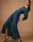Vestido Cigarra Seda Estampado