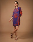 Vestido Sessenta Linho Estampado