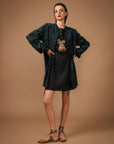Vestido Bússola Viscose Estampado
