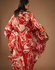 Vestido Kimono Viscose Estampado