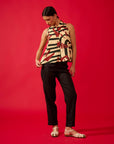 Regata Trapézio Viscose Estampado