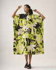 Vestido Marina Longo Linho Estampado