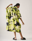 Vestido Marina Longo Linho Estampado