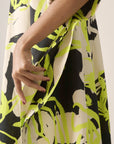 Vestido Marina Longo Linho Estampado