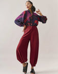 Calça Alladin Crepe Liso
