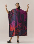 Vestido Marina Longo Viscose Estampado
