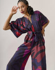Macacão Moldura Viscose Estampado