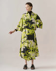 Cropped A Linho Estampado