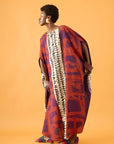 Caftan Bola Longo Viscose Estampado