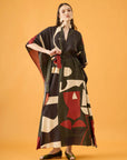 Vestido Asa Viscose Estampado
