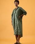 Chemise Retangulo Algodão Liso