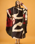 Caftan Bola Longo Viscose Estampado