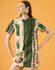 Vestido Mônica Linho Estampado