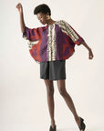 Cropped Prega Viscose Estampado