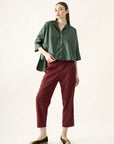 Cropped Quadrado Algodão Liso