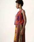 Regata Prega Viscose Estampado