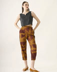 Calça Caseado Linho Estampado
