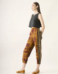 Calça Caseado Linho Estampado
