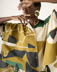Cropped Quadrado Algodão Estampado