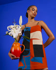 Vestido Miró Algodão Pesado Estampado