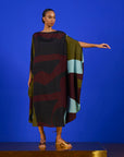 Caftan Bola Longo Viscose Estampado