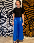 Calça Nova Marinheiro Linho Liso