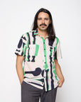 Camisa Manga Curta Algodão Estampado