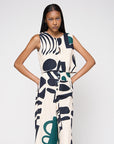 Cropped Drink Linho Estampado