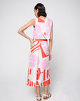 Cropped Drink Linho Estampado