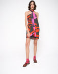 Vestido Chicote Viscose Estampado