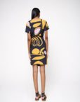 Vestido Ponei Curto Viscose Estampado
