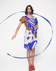 Vestido Ponei Curto Viscose Estampado