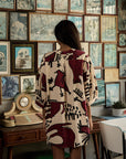 Vestido Seleiro Linho Estampado