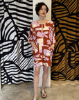 Vestido T Malha Estampado