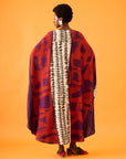 Caftan Bola Longo Viscose Estampado