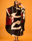 Caftan Bola Longo Viscose Estampado