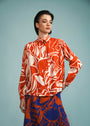Camisa Manga Longa Viscose Estampado