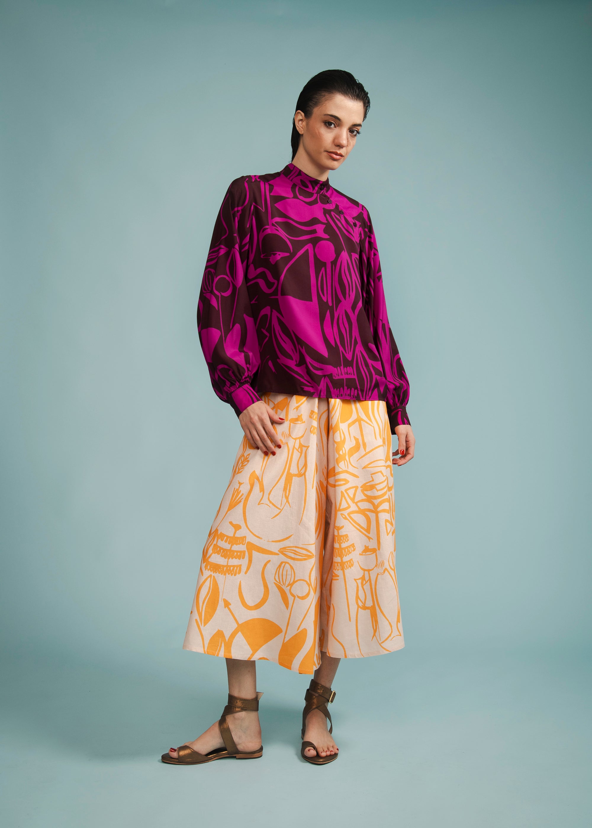 Camisa Mongólia Viscose Estampado