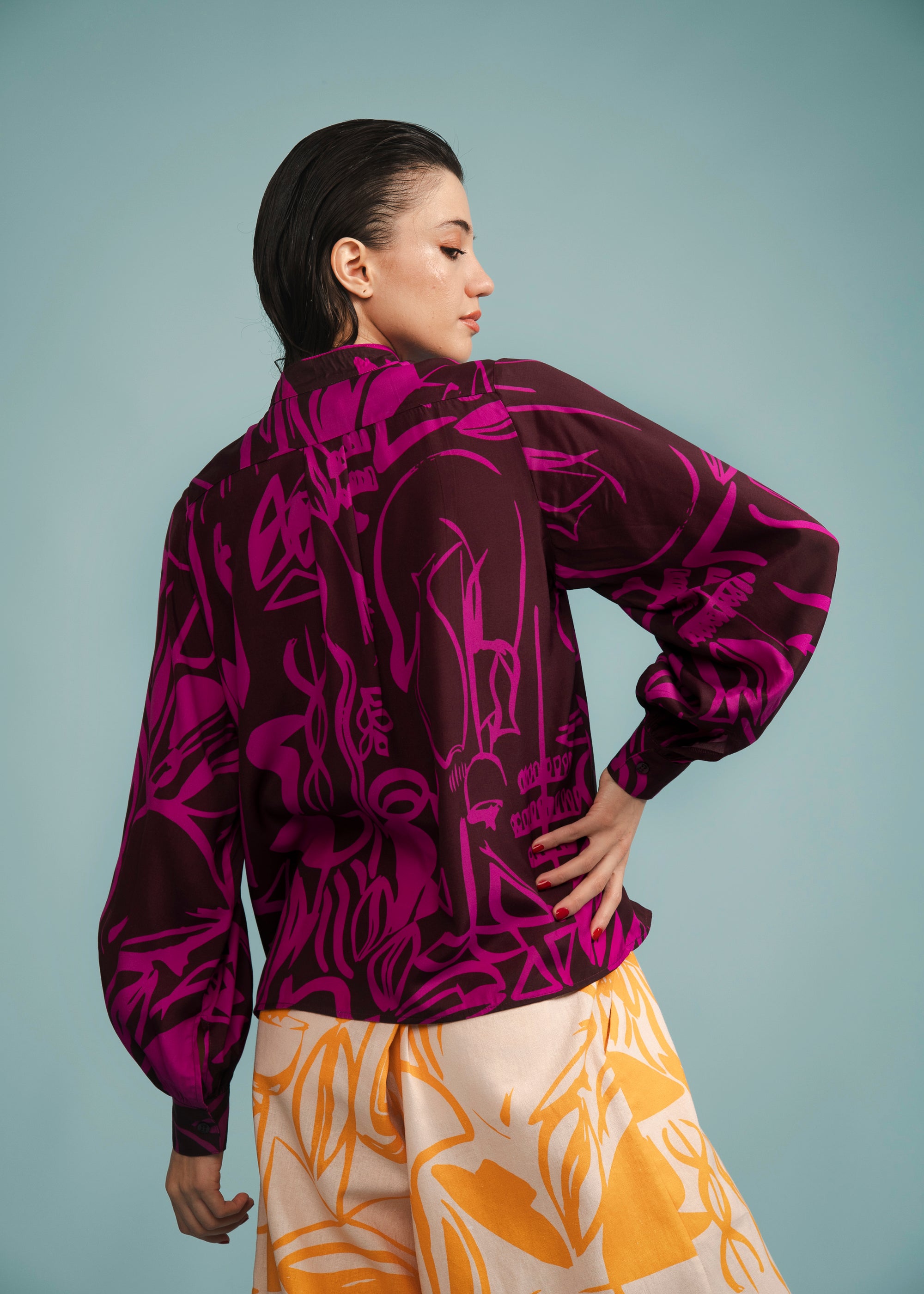 Camisa Mongólia Viscose Estampado