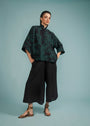 Cropped India Viscose Estampado