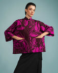 Cropped India Viscose Estampado