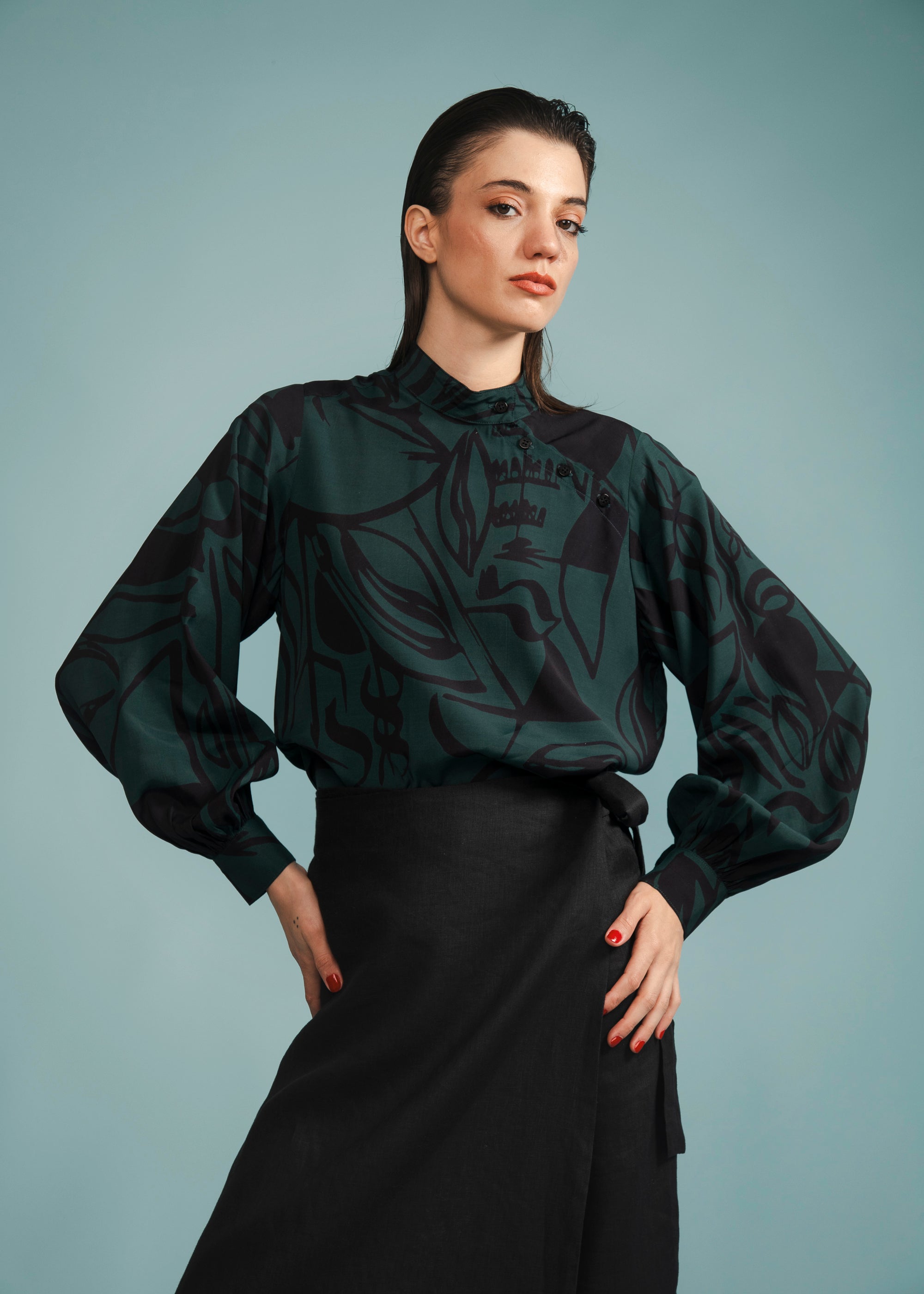 Camisa Mongólia Viscose Estampado
