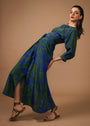 Vestido Cigarra Seda Estampado