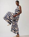 Macacão Prega Viscose Estampado